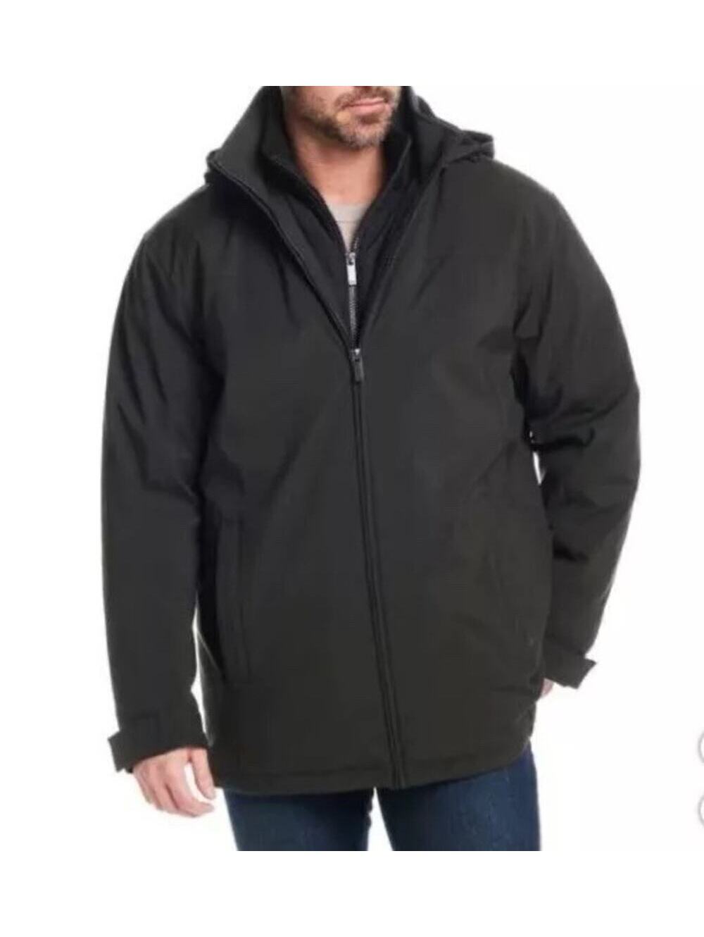 Weatherproof Men's Ultra Tech Men's HOODED Jacket, Green, XL NWT WINTER COAT